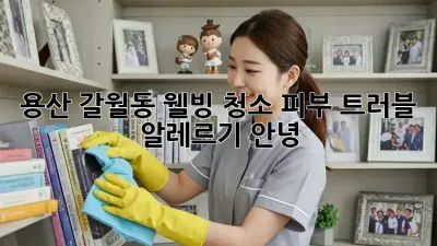 용산 갈월동 웰빙 청소: 피부 트러블, 알레르기, 안녕!